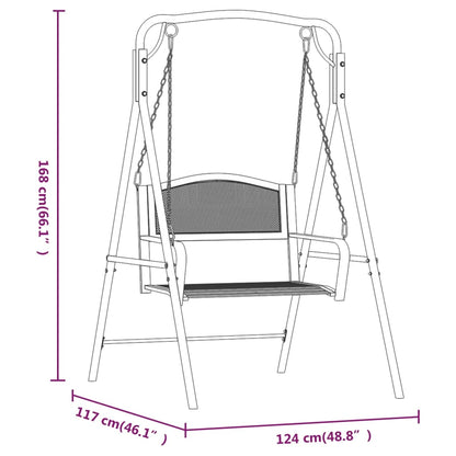 Balancel 124 cm black steel