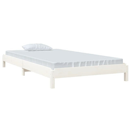 Stackable bed 90x190 cm Solid pine wood