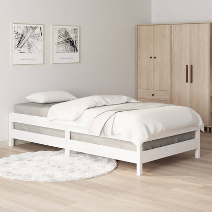 Stackable bed 90x190 cm Solid pine wood