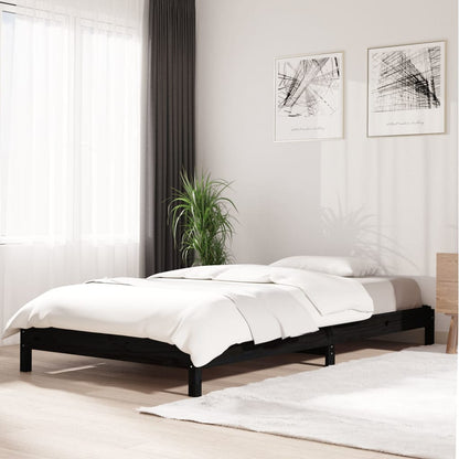 Stackable bed 90x190 cm Solid pine wood