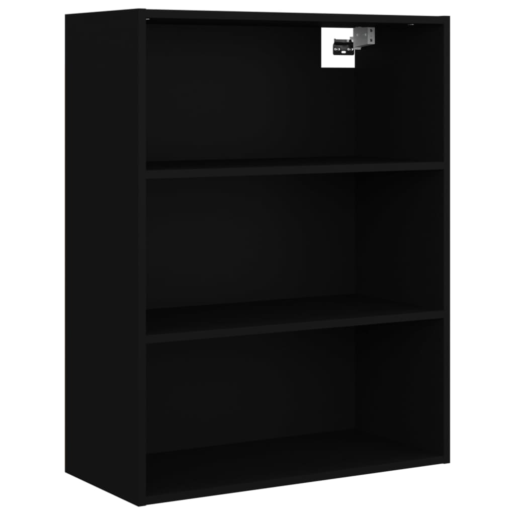 Black hanging cabinet 69.5x32.5x90 cm