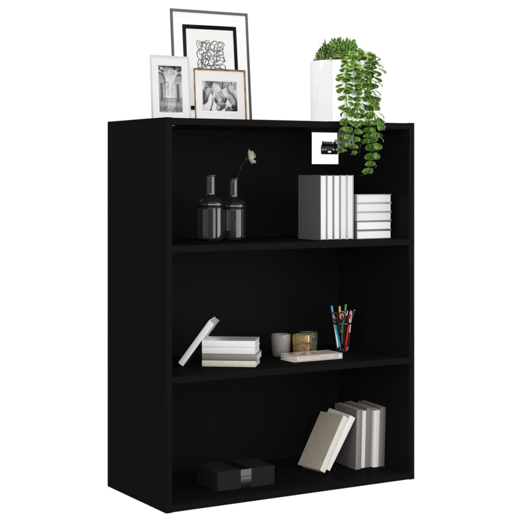 Black hanging cabinet 69.5x32.5x90 cm