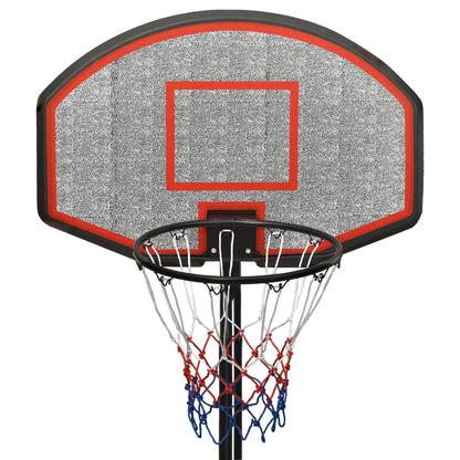 Support de basket-ball Noir 282-352 cm Polyéthylène