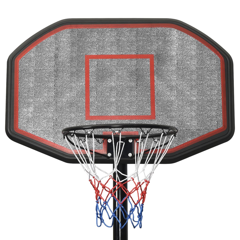 Support de basket-ball Noir 258-363 cm Polyéthylène