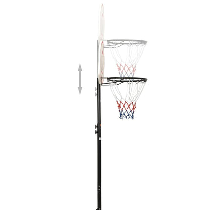 Support de basket-ball Blanc 216-250 cm Polyéthylène