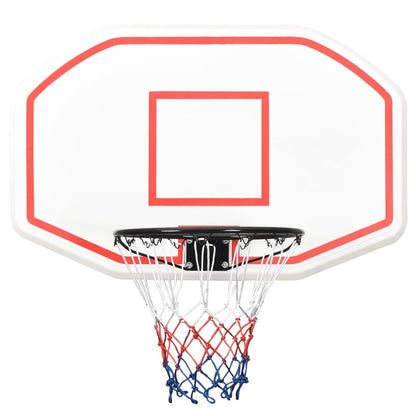 Panneau de basket-ball Blanc 109x71x3 cm Polyéthylène