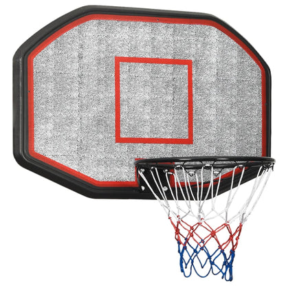 Panneau de basket-ball Noir 109x71x3 cm Polyéthylène