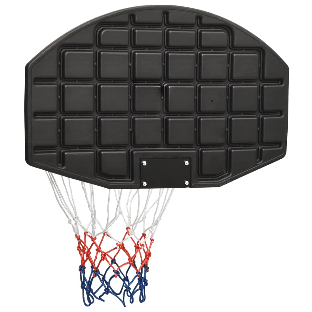 Panneau de basket-ball Noir 71x45x2 cm Polyéthylène