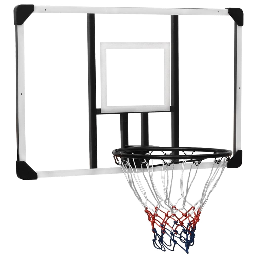 Transparent basketball panel 106x69x3 cm polycarbonate