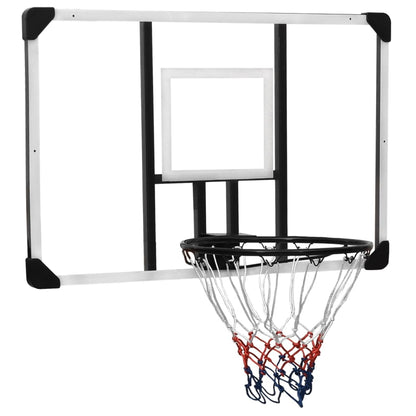 Transparent basketball panel 106x69x3 cm polycarbonate