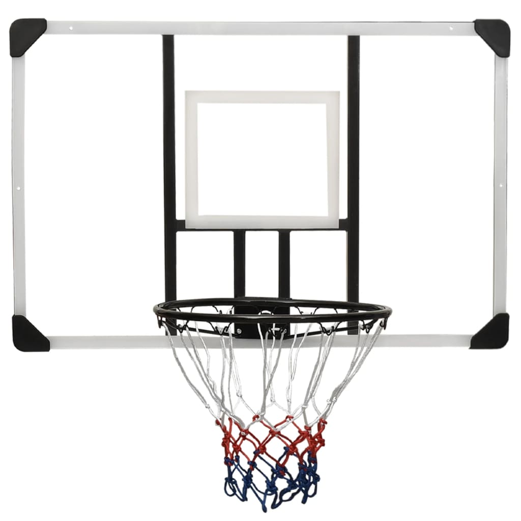 Transparent basketball panel 106x69x3 cm polycarbonate