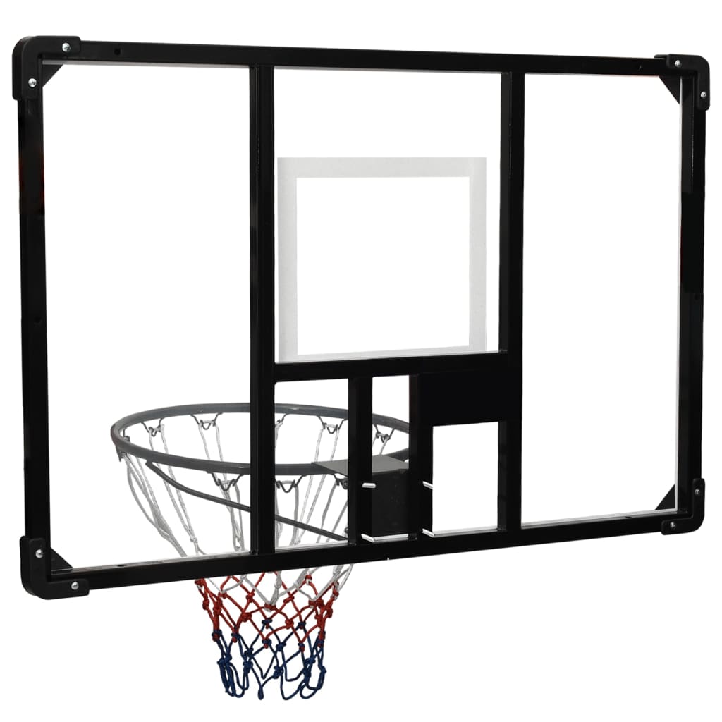 Transparent basketball panel 106x69x3 cm polycarbonate