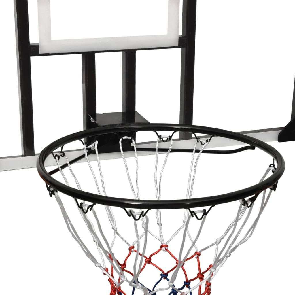 Transparent basketball panel 106x69x3 cm polycarbonate