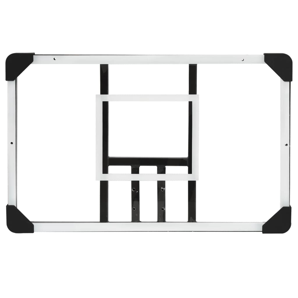 Transparent basketball panel 71x45x2.5 cm Polycarbonate