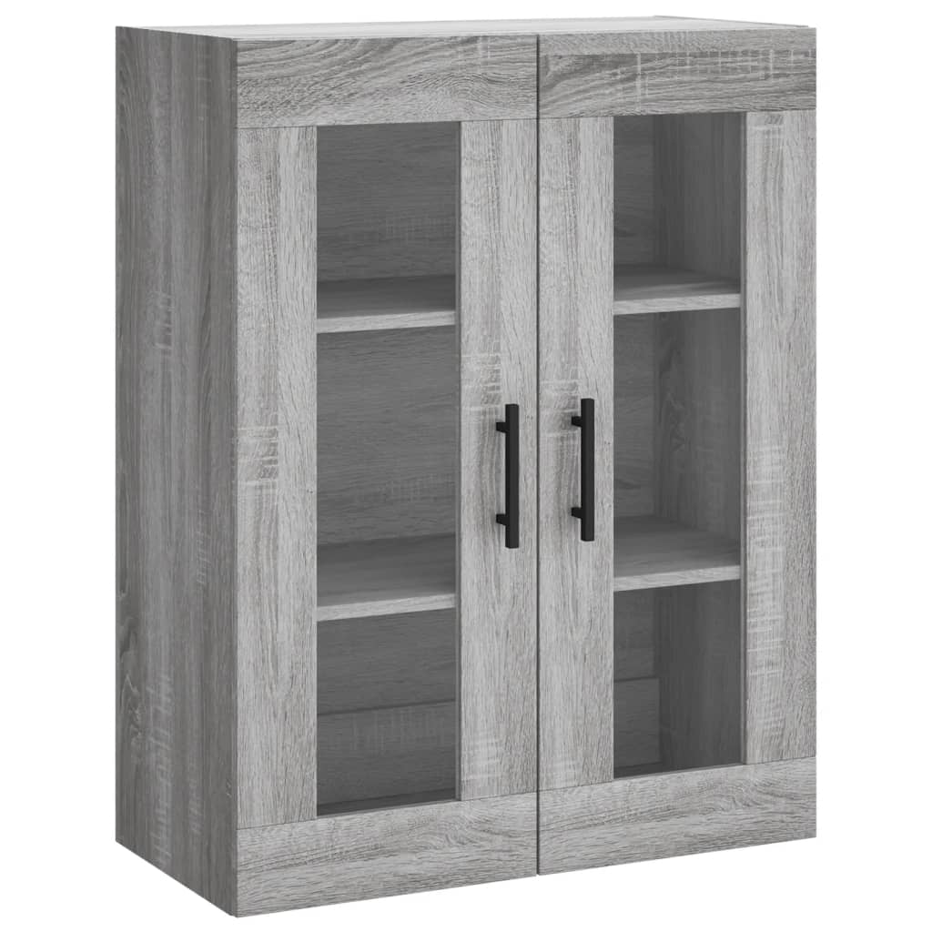 Sonoma Grey Wall Cabinet 69.5x34x90 cm