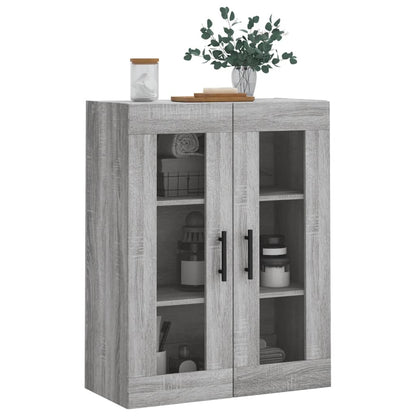 Sonoma Grey Wall Cabinet 69.5x34x90 cm