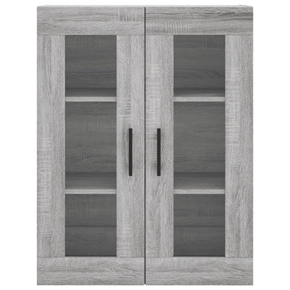 Sonoma Grey Wall Cabinet 69.5x34x90 cm