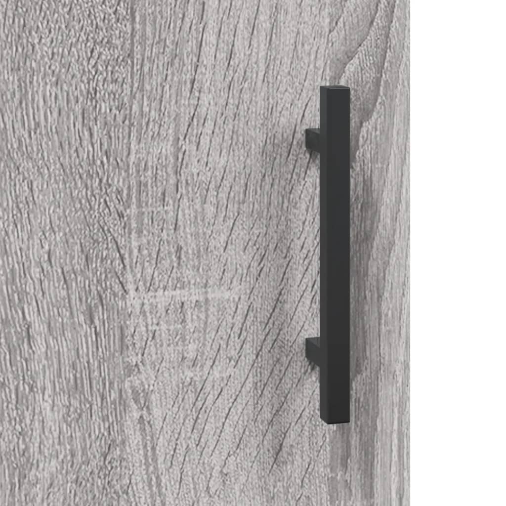 Sonoma Grey Wall Cabinet 69.5x34x90 cm