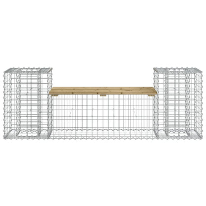 Gabion Gadion Garden 183x41x60,5 cm imprägniertes Kiefernholz