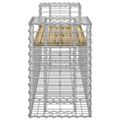 Gabion Gadion Garden 183x41x60,5 cm imprägniertes Kiefernholz