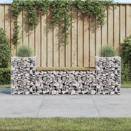 Gabion Gadion Garden 183x41x60,5 cm imprägniertes Kiefernholz