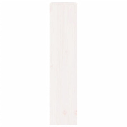 Cache-radiateur Blanc 108,5x19x84 cm Bois massif de pin