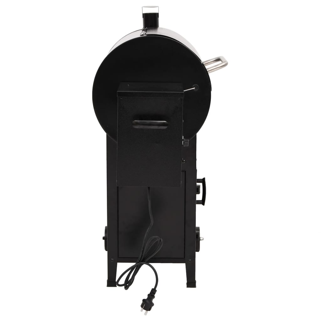 Gril with pellets with black fireplace 104 cm iron