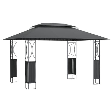 Belvedere with anthracite roof 400x300x270 cm steel