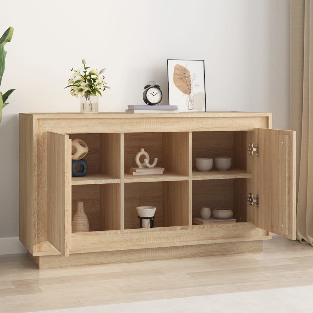 Sonoma Oak Buffet 102x35x60 cm Ingenieurholz Holz