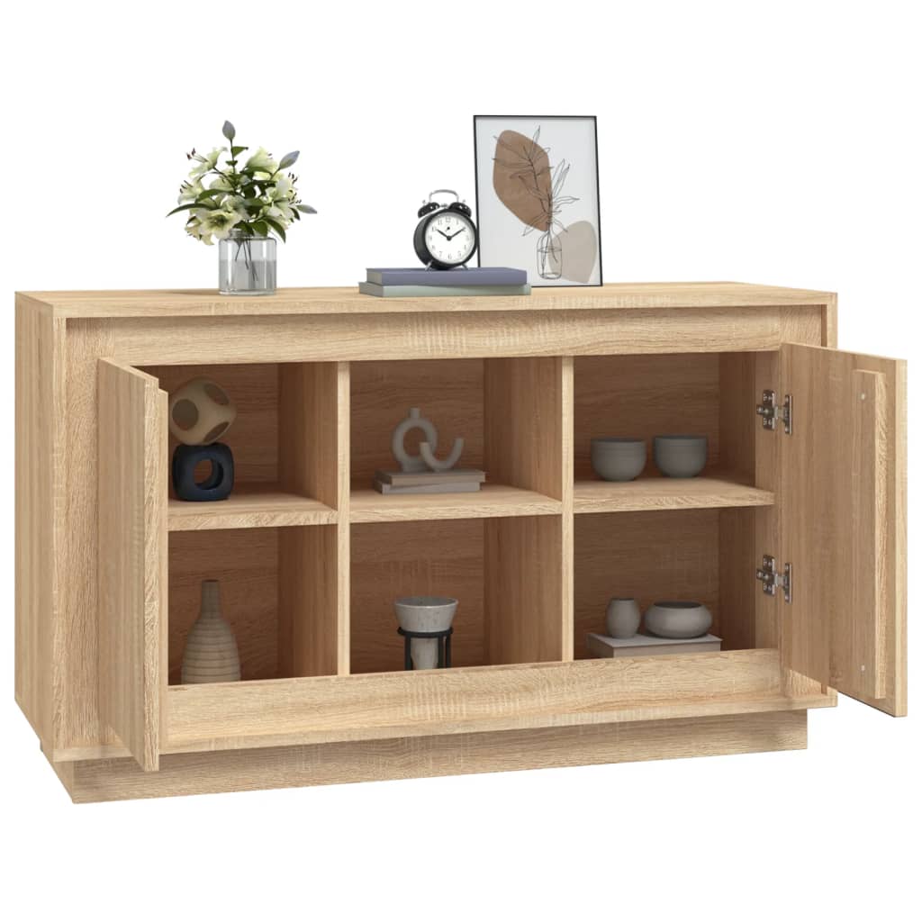 Sonoma Oak Buffet 102x35x60 cm Ingenieurholz Holz