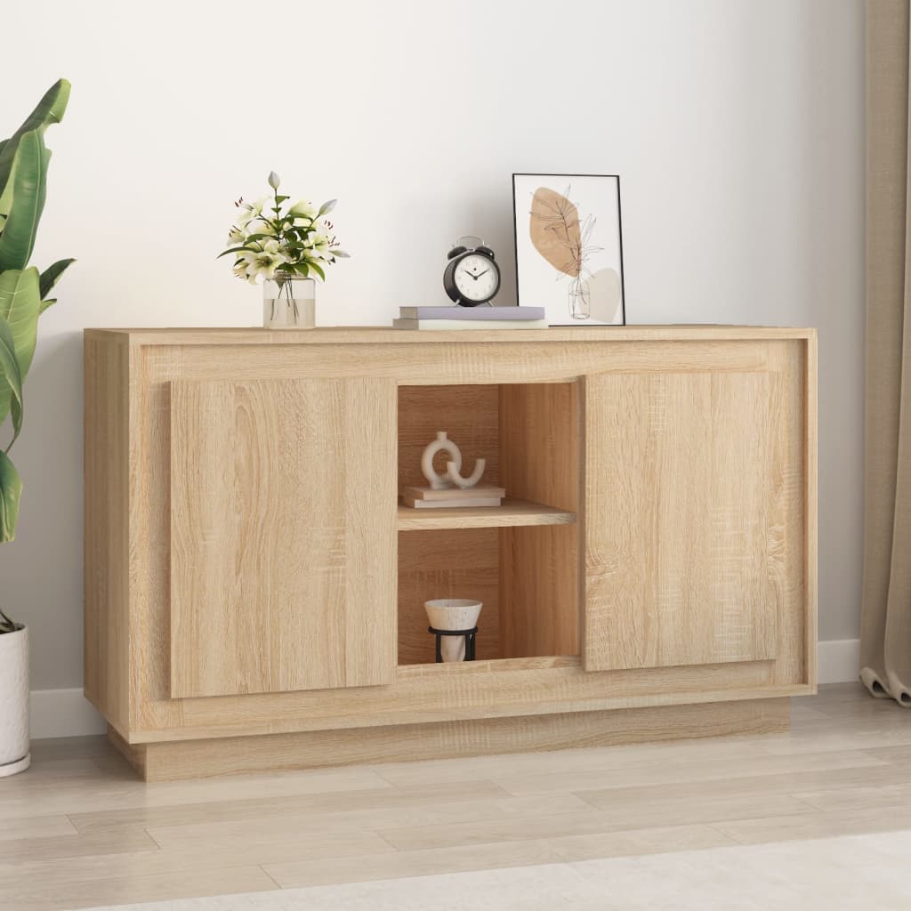 Sonoma Oak Buffet 102x35x60 cm Ingenieurholz Holz