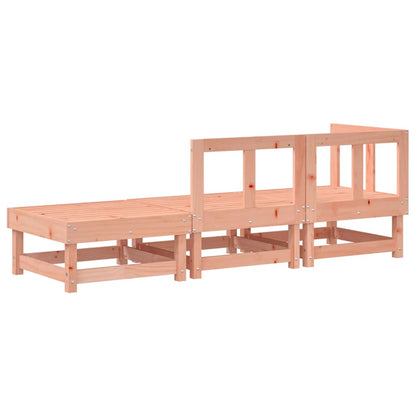 Muebles de jardín 3 PCS Douglas de madera maciza