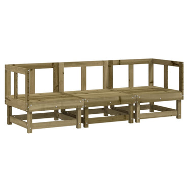 Muebles de jardín 3 PCs Madera de pino impregnada