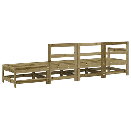 Muebles de jardín 4 PCs Madera de pino impregnada