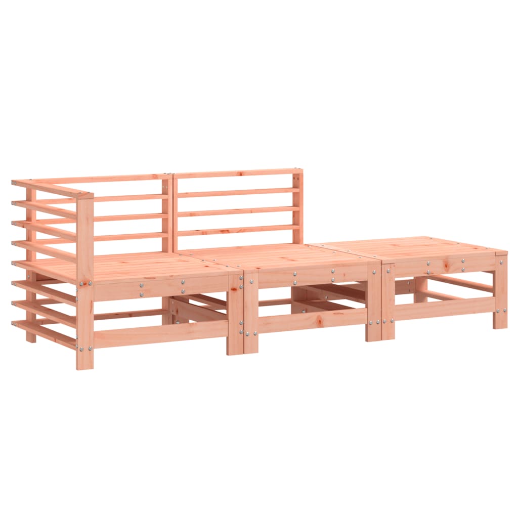 Muebles de jardín 3 PCS Douglas de madera maciza