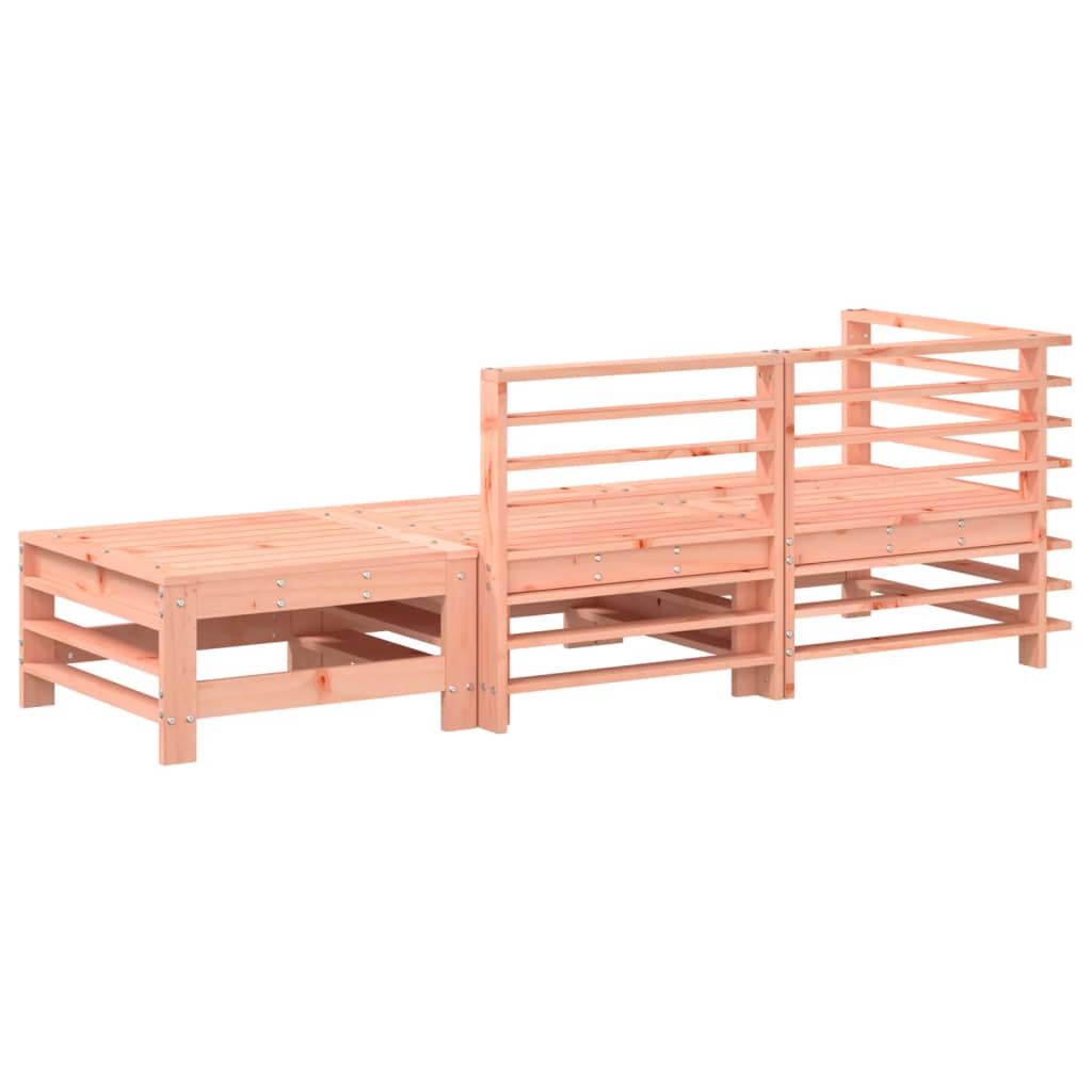 Muebles de jardín 3 PCS Douglas de madera maciza