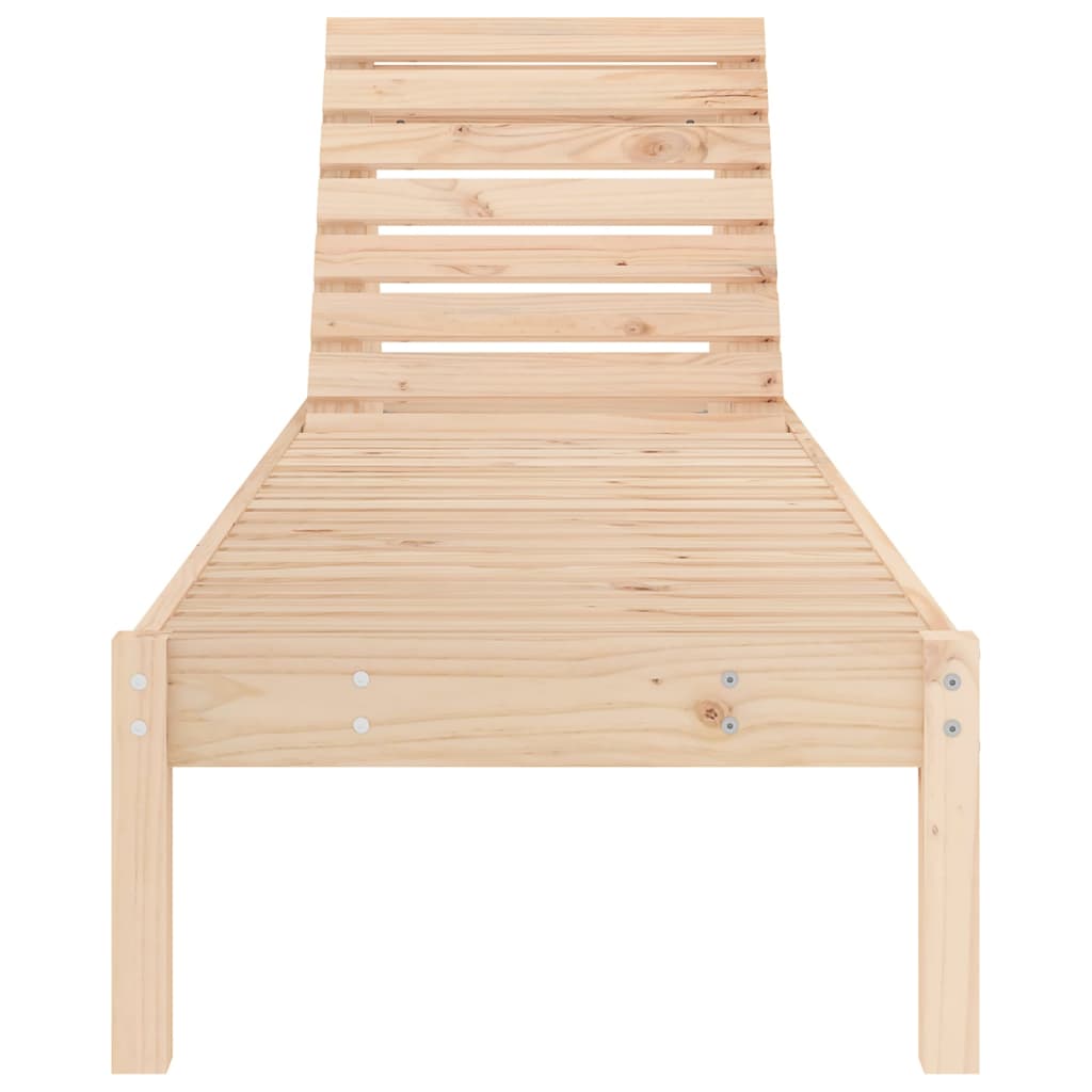 Chaise longue Transat bois Pin massif