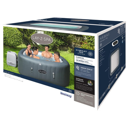 Bestway Lay-Z-Spa Hawaii Pro Pro Inflável Tanque Térmico