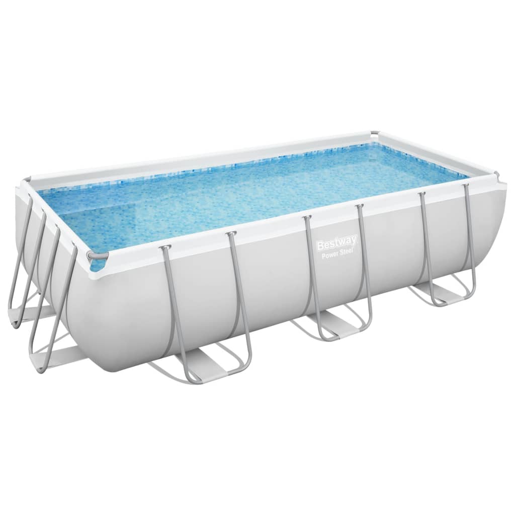 Bestway Power Steel Pool Rectangular 404x201x100 cm