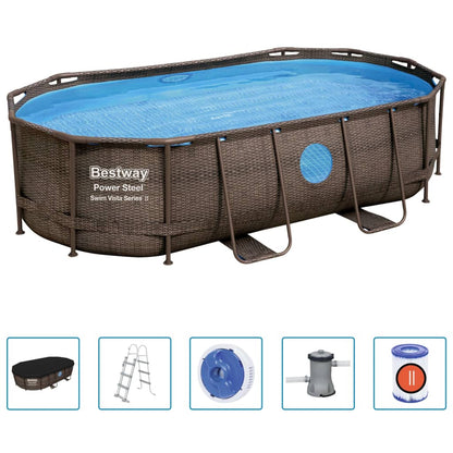 Bestway Power Steel swimming pool set 427x250x100 cm