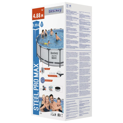 Bestway Steel Pro Max swimming pool set 488x122 cm