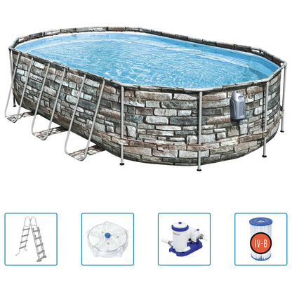 Bestway Pool Pool Power Steel Comfort 610x366x122 cm