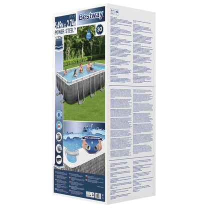 Bestway Power Steel Rectangular Pool Set 549x274x122 cm