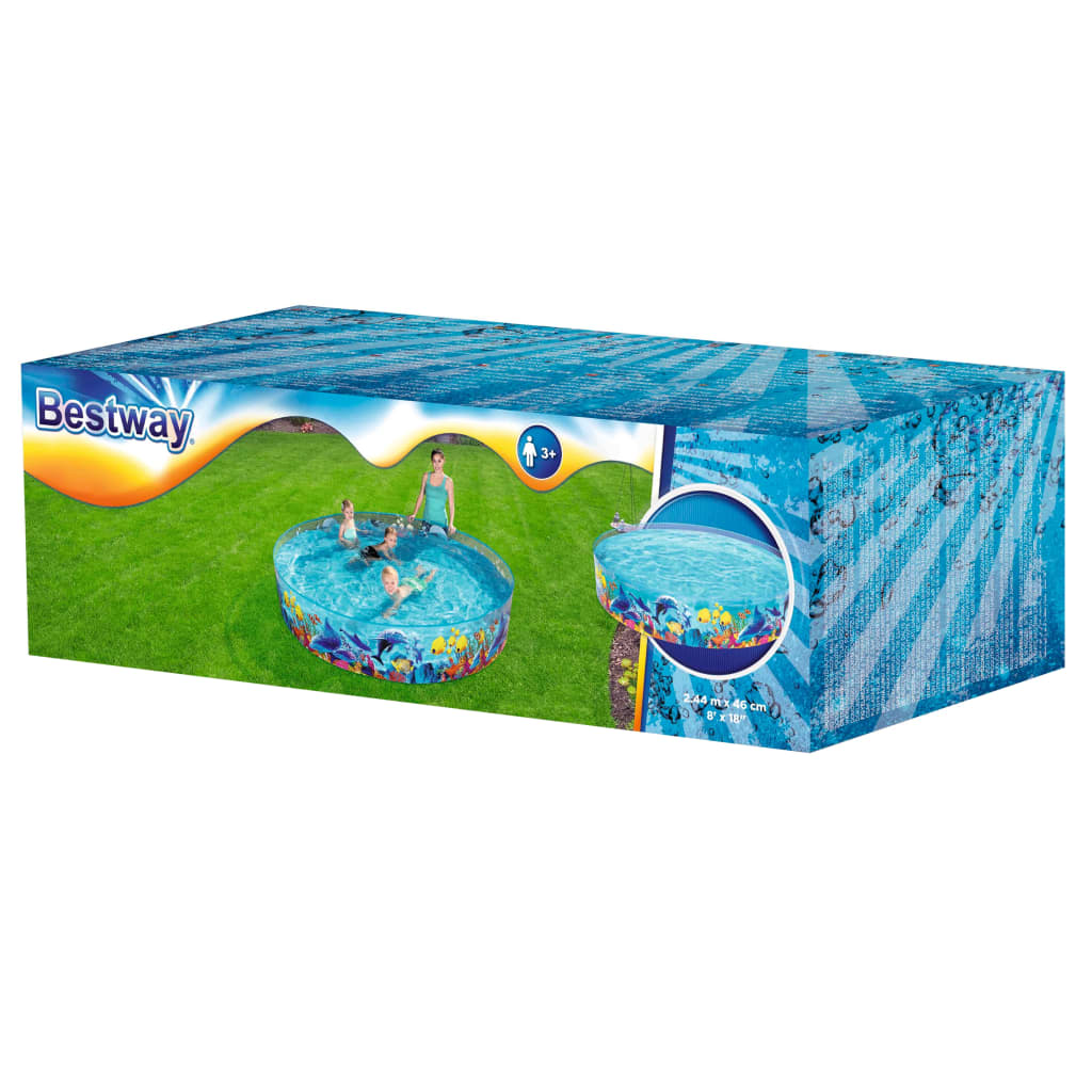 Bestway Piscine Fill 'N Fun Odyssey 244x46 cm