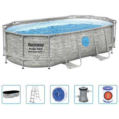 Bestway Power Steel swimming pool set 427x250x100 cm