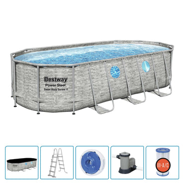 Bestway Power Steel Swim Pool Setta Vista 549x274x122 cm