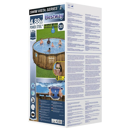 Bestway Power Steel swimming pool set 488x122 cm