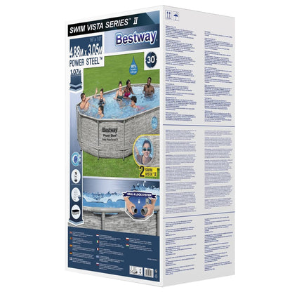 Bestway Power Steel swimming pool set 488x305x107 cm