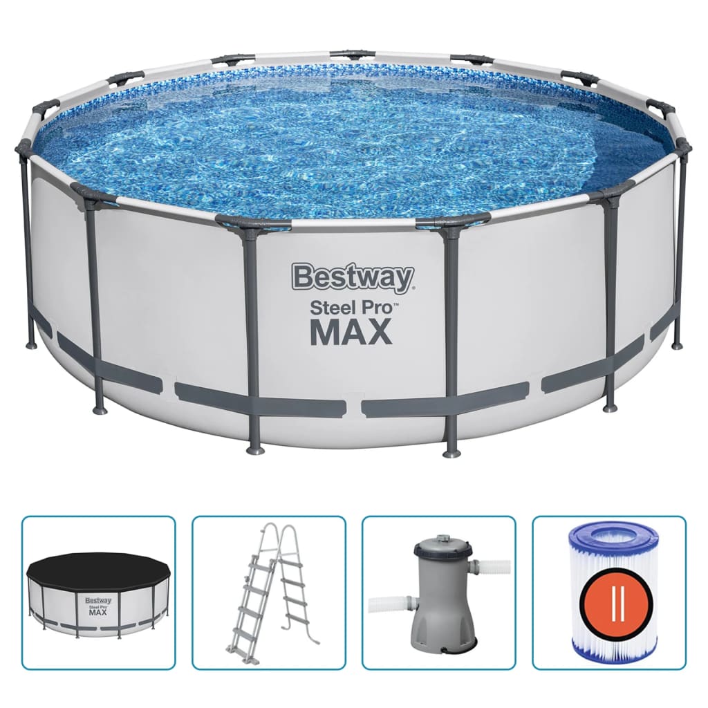 Bestway round swimming pool Steel Pro Max 396x122 cm