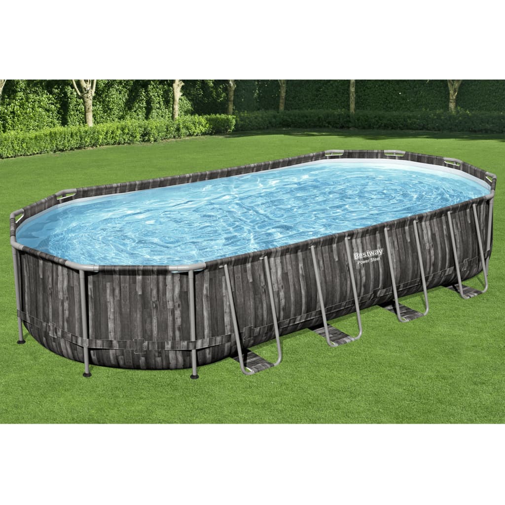 Bestway Oval Pool Set 7.32x3,66x1.222 m